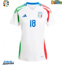 Italia Nicolo Barella #18 Bortedrakt Dame EM 2024 Kortermet